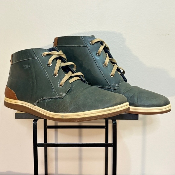 VELEZ Green & Cognac Columbian Leather Chukka Boots Size 11 - Picture 8 of 15